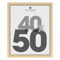 Atmosphera Fotolijstje - voor 40 x 50 cm foto - beige - mdf/glas - ornament frame 45 x 55 cm Atmosphera Fotolijstje - voor 40 x 50 cm foto - beige - mdf/glas - ornament frame 45 x 55 cm