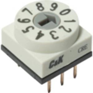 C & K Switches CRE08RRDM0A Codeerschakelaar BCD Schakelposities 8 1 stuk(s) Tube