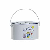 IJsemmer DKD Home Decor Wit Multicolour Metaal 24,5 x 17 x 13 cm