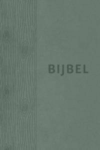 Bijbel (HSV) - groen leer met duimgrepen (Hardback)