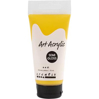 Creativ Company Pigment art acrylverf geel, 75ml