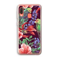 Papegaaien: Samsung Galaxy A20e Transparant Hoesje