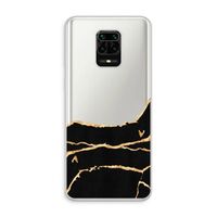 Gouden marmer: Xiaomi Redmi Note 10 Lite Transparant Hoesje