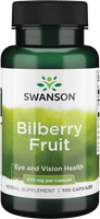 Swanson Bilberry Fruit 470MG (100 caps) - thumbnail