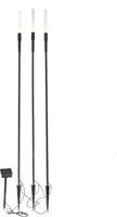 Luxform solar Ronda 3 tuinstekers zwart, 11 lumen