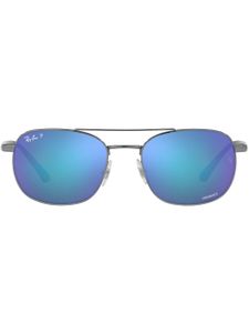 Ray-Ban lunettes de soleil à monture aviateur - Gris