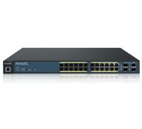 EnGenius EWS1200-28TFP netwerk-switch Managed L2/L3 Gigabit Ethernet (10/100/1000) Power over Ethernet (PoE) 1U Zwart - thumbnail