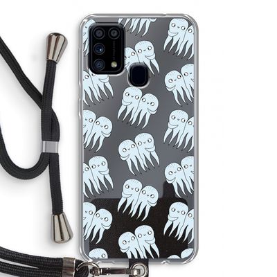 Octopussen: Samsung Galaxy M31 Transparant Hoesje met koord