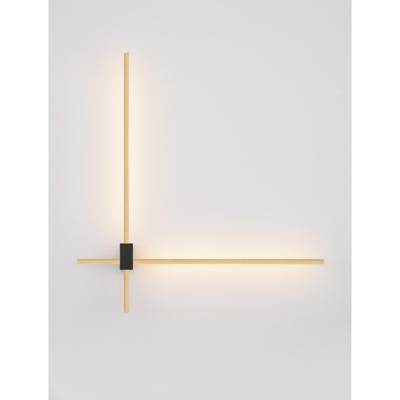 Lyora Strakke wandlampPeak goud - 9060273