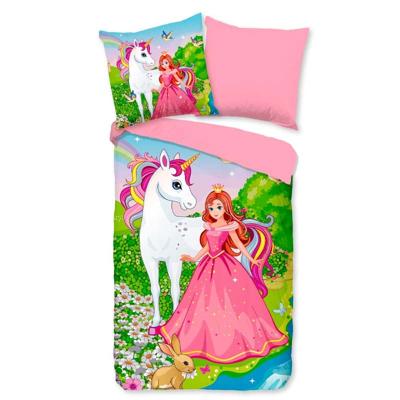 Dekbedovertrek Katoen Fairytale Dieren 140x200 Cm Verkoelend Good Morning - Dekbed-Discounter.nl