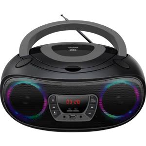 Denver TCL-212BT Radio/CD-speler VHF (FM) AUX, CD, USB, Bluetooth Sfeerverlichting Grijs