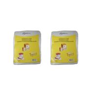 Benson Afdekfolie - 2x stuks - transparant - 4 x 5 meter - afdekzeil