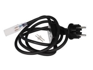 Aansluitsnoer LED Lichtslang 1,8m zwart - 5801300