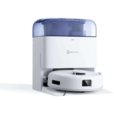 Robotstofzuiger - ECOVACS DEEBOT MINI - 9.000 Pa - ZeroTangle 2.0 - TrueMapping 2.0 - Drogen op 45°C - Automatisch leegmaken