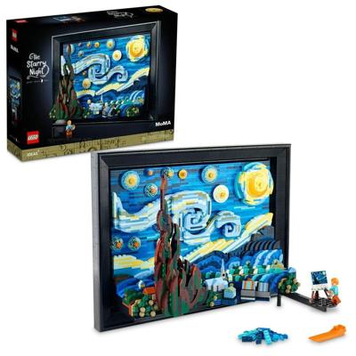 Bouwspel Lego The Starry Night - Vincent Van Gogh 21333 2316 Onderdelen