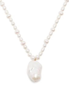 A Sinner in Pearls collier Fireball à perles - Blanc