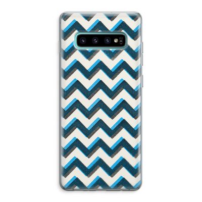 Onderbroken lijn: Samsung Galaxy S10 Plus Transparant Hoesje
