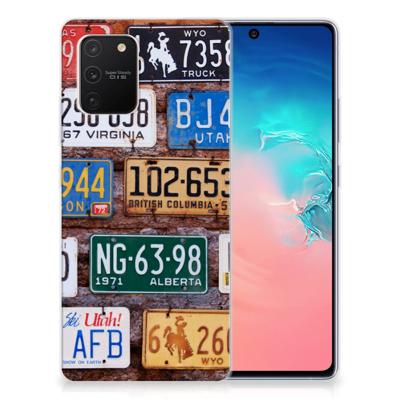 Samsung Galaxy S10 Lite | Siliconen hoesje | met foto Kentekenplaten