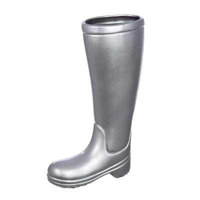 Paraplubak Keramiek Boots zilver H.45cm