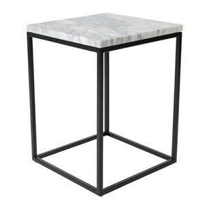 Zuiver Marble Power Bijzettafel Vierkante vorm 4 poot/poten