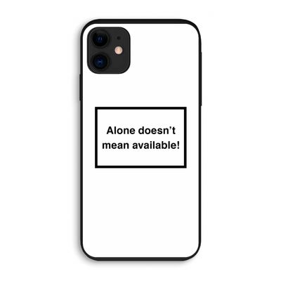Alone: iPhone 11 Biologisch afbreekbaar hoesje