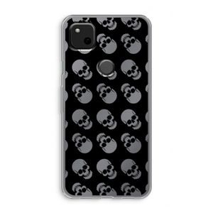 Musketon Skulls: Google Pixel 4a Transparant Hoesje