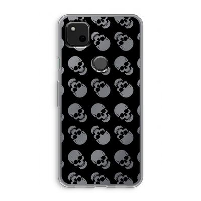Musketon Skulls: Google Pixel 4a Transparant Hoesje