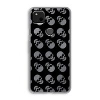 Musketon Skulls: Google Pixel 4a Transparant Hoesje