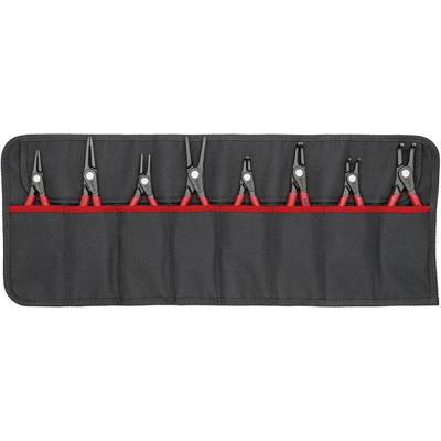 Knipex 00 19 58 V02 Precisie-borgveertang set Geschikt voor borgringen Binnen- en buitenringen 12-25 mm, 19-60 mm 10-25 mm, 19-60 mm Puntvorm Recht, 90° haaks