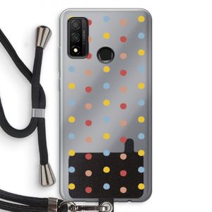 Bollen: Huawei P Smart (2020) Transparant Hoesje met koord