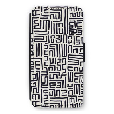 Moroccan Print: iPhone 11 Flip Hoesje