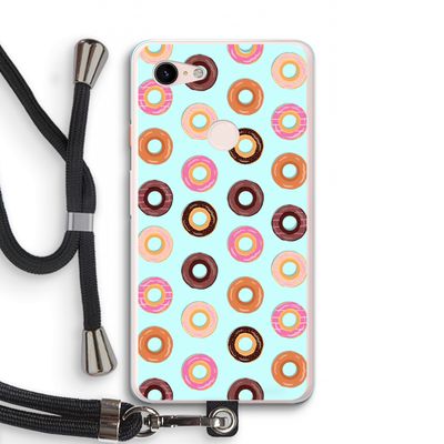 Donuts: Pixel 3 XL Transparant Hoesje met koord