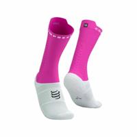 Sportsokken Compressport Pro Racing Donkerroze - Maat: 45-48