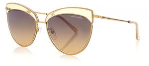 Daniel hechter Zonnebril DHS235 dames cat-eye RVS cat. 3 goud