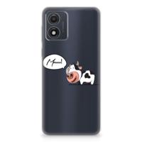 Motorola Moto E13 Telefoonhoesje met Naam Cow