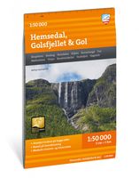 Wandelkaart Turkart Hemsedal - Golsfjellet - Gol | Noorwegen | Calazo