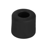 Deltafix Deurbuffer - deurstopper - zwart - rubber - 30 x 25 mm - Deurstoppers - thumbnail