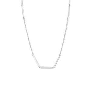Ketting Balkjes Ankerschakel zilver 1,6 mm 40 + 4 cm