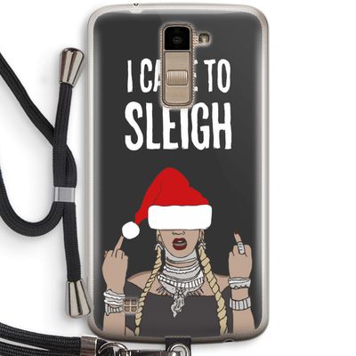 Came To Sleigh: LG K10 (2016) Transparant Hoesje met koord
