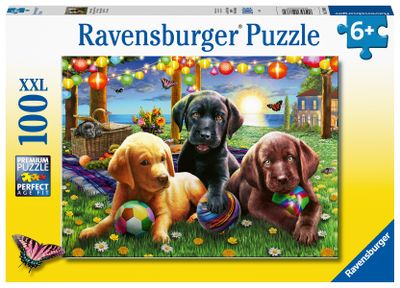 Ravensburger puzzel honden picknick 100 XXL stukjes