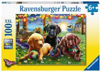 Ravensburger puzzel honden picknick 100 XXL stukjes - thumbnail