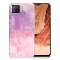 Smartphone hoesje OPPO A73 4G Pink Purple Paint