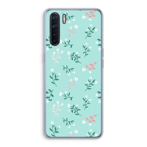 Small white flowers: Oppo A91 Transparant Hoesje