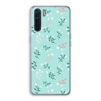 Small white flowers: Oppo A91 Transparant Hoesje