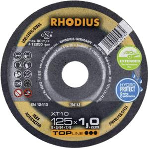 Rhodius XT10 206162 Doorslijpschijf recht 115 mm 1 stuk(s) RVS, Staal