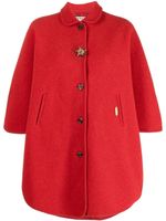 A.N.G.E.L.O. Vintage Cult manteau à boutonnière (années 1980) - Rouge