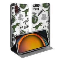 Samsung Galaxy Xcover 7 Pro Stand Case Hoesje Dinosaurus