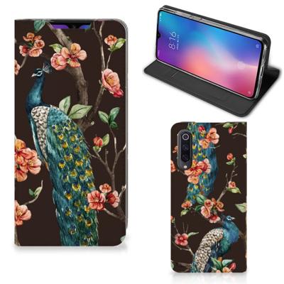 Xiaomi Mi 9 | Hoesje maken | Pauw met Bloemen