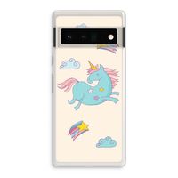 Vliegende eenhoorn: Google Pixel 6 Pro Transparant Hoesje