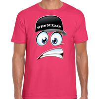 Vrijgezellenfeest T-shirt voor heren - ik ben de Sjaak - roze - vrijgezellen team